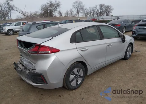 2019 Hyundai Ioniq Hybrid Blue from USA, damaged, VIN KMHC65LC6KU106930